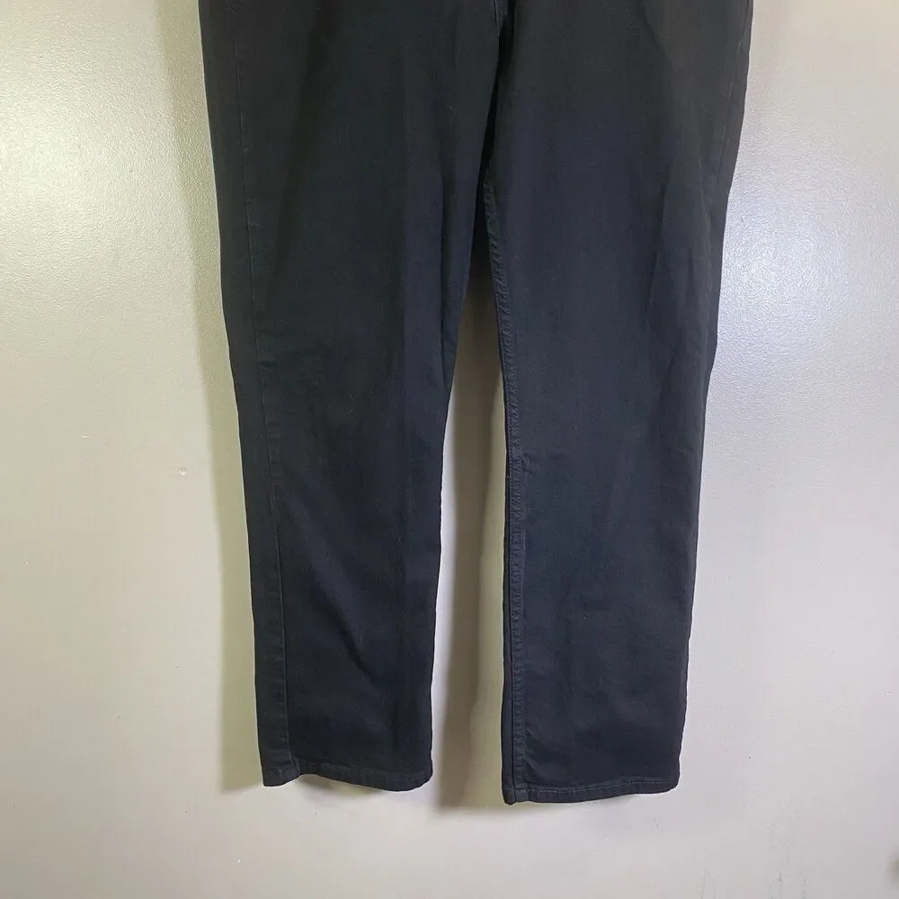 Levi's 511 Slim Fit Jeans Mens 38x30  Black Denim Tapere